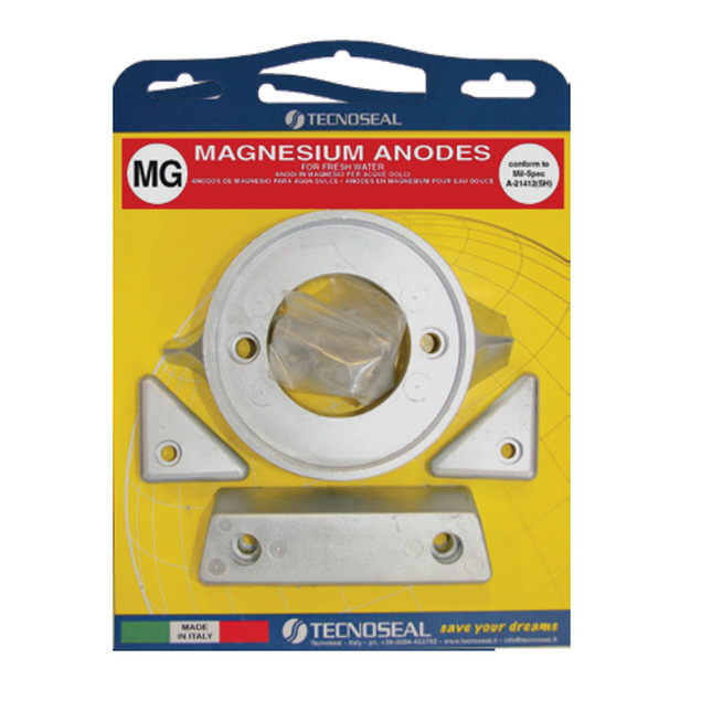 Volvo Penta anode kit 290-C including mounting material - Magnesium