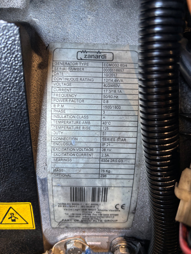 Gen-Set MG 11.5DT 10.2KVA Marine Generator 1500RPM