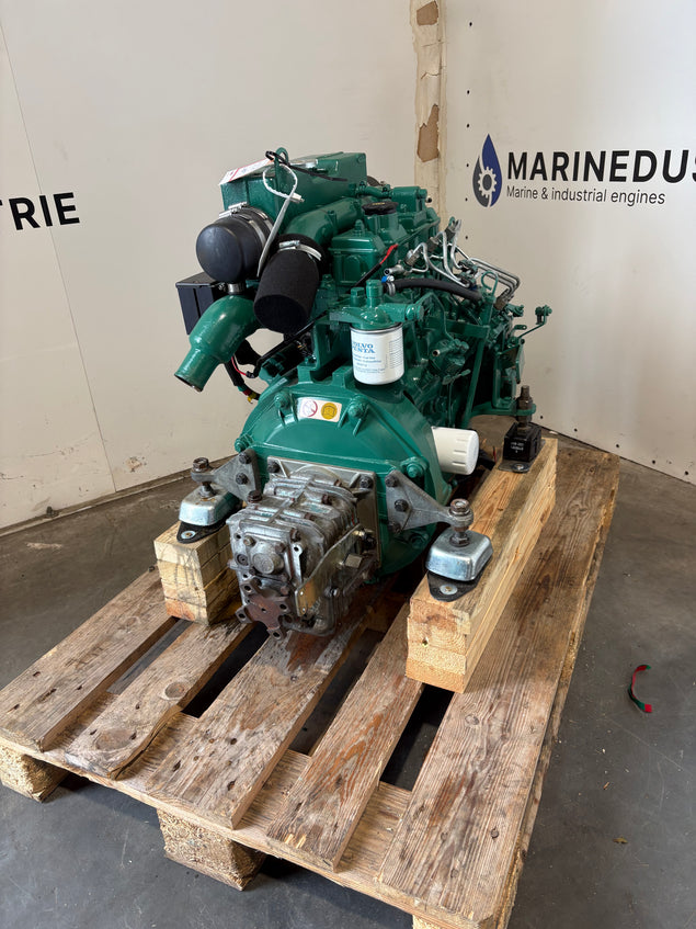 Volvo Penta MD2040 Marine Engine with Gearbox and Dashboard