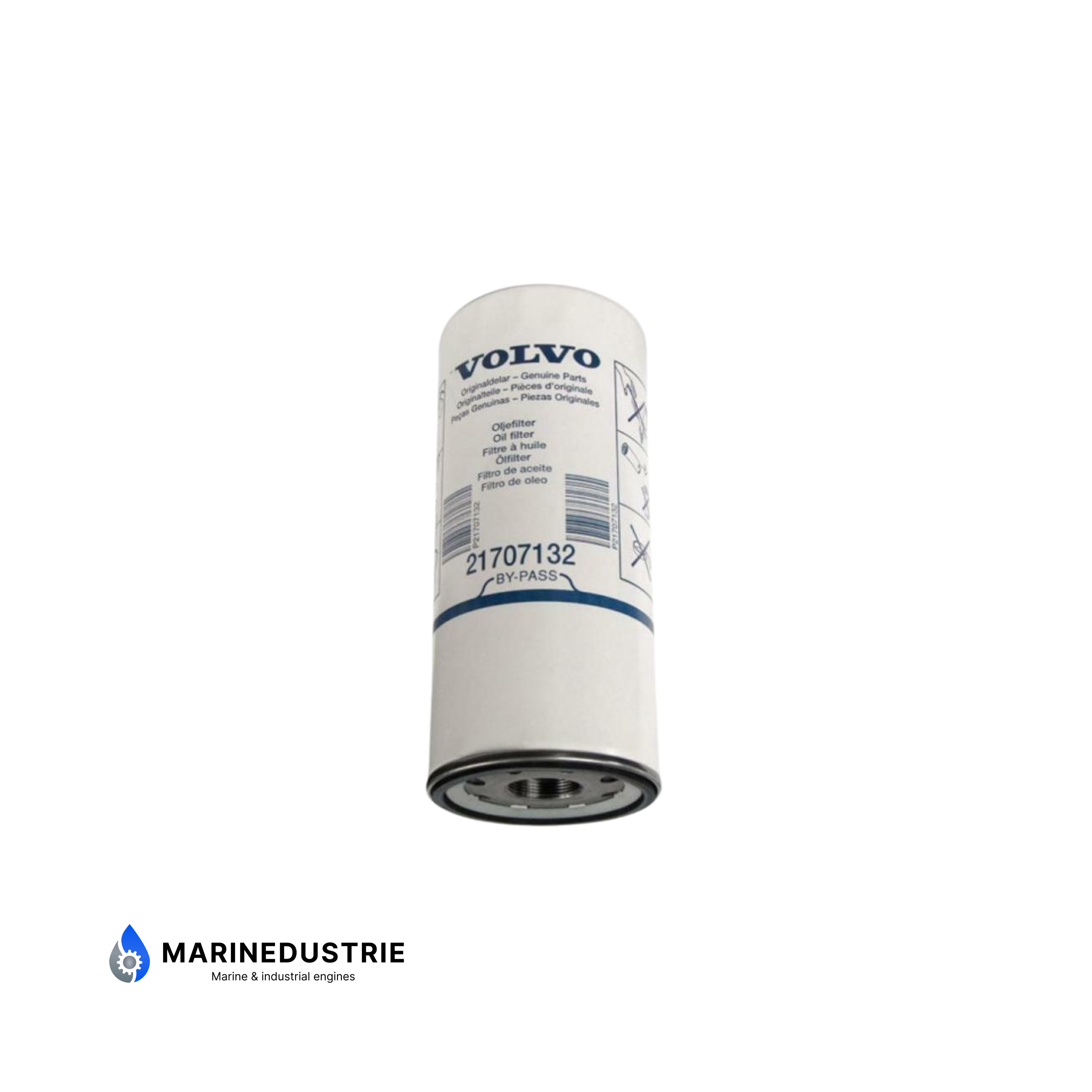 Oil Filter By pass Volvo Penta D11 D12 D13 D16 21707132 oil-filter-by-pass-volvo-penta-d11-d12-d13-d16-21707132