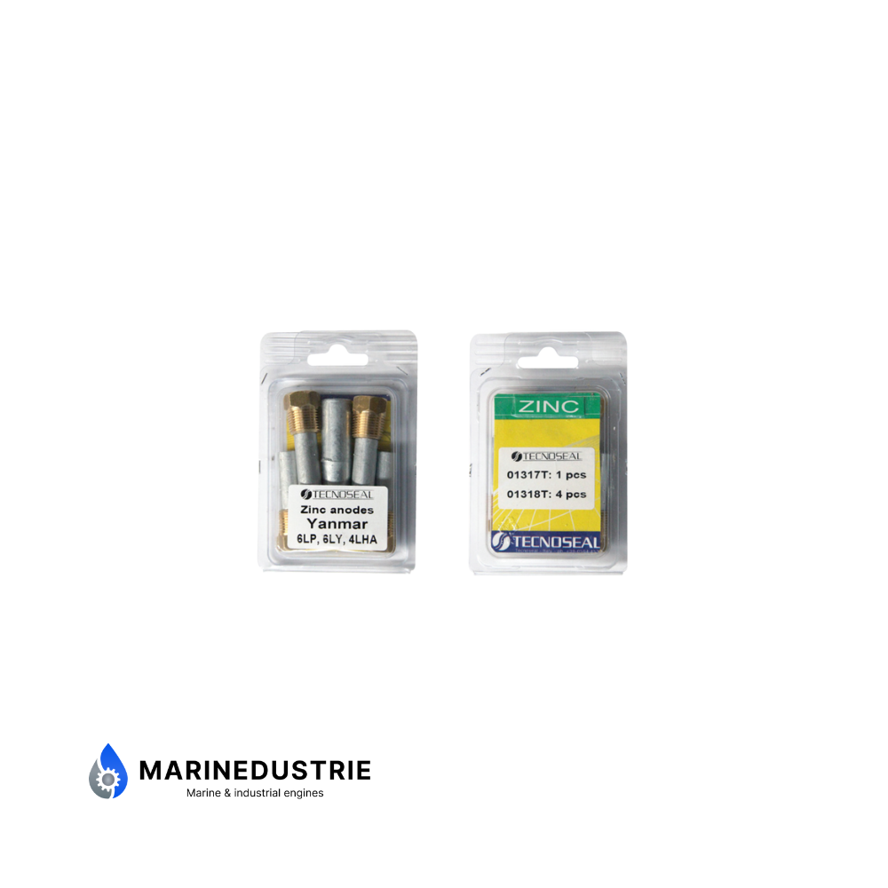 Kit Anode Pencil Zinc Pour Moteur Yanmar 6LY 6LP 4LHA - Réf 119773-92600