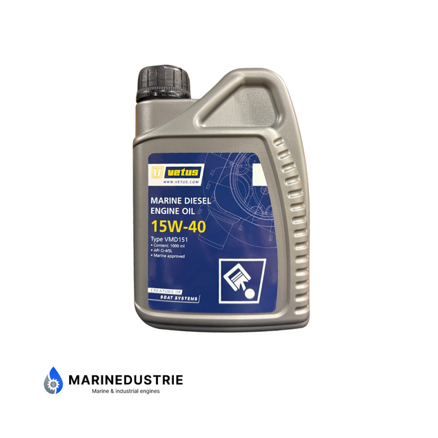 Vetus motorolie 15W40 - 1 Liter