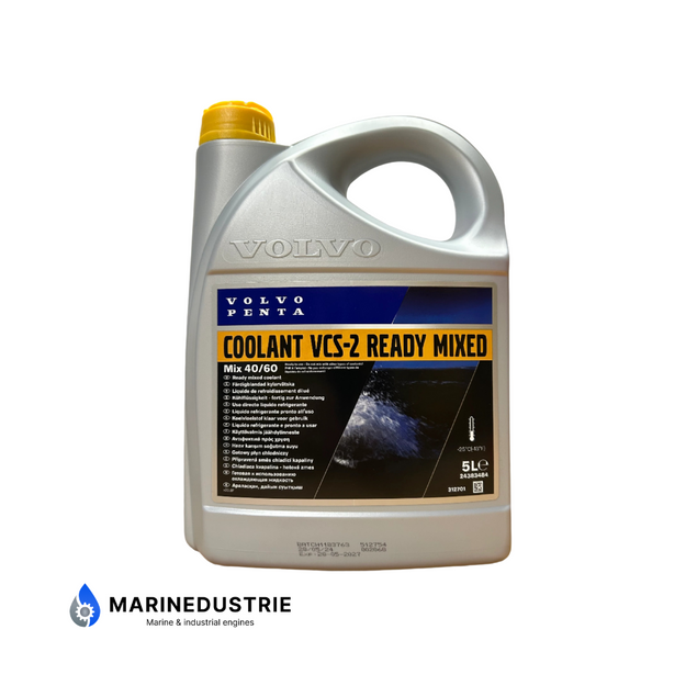 Volvo Penta koelvloeistof Geel 5L Gebruiksklaar - 22567314 24712786