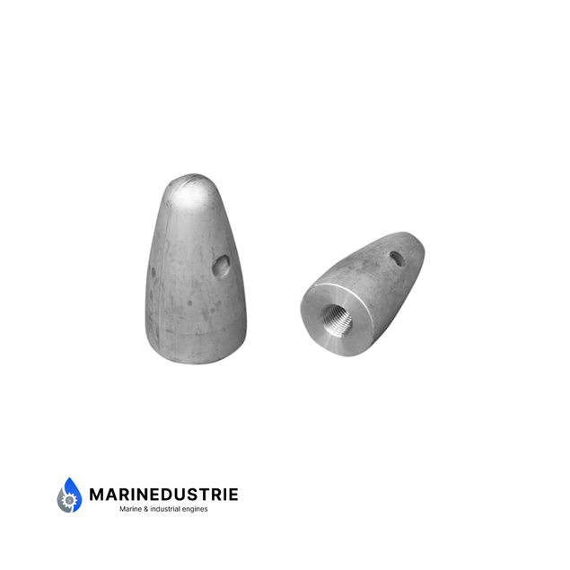 Volvo Penta nut anode for fixed propeller Ø30 20X1.5 - Zinc - 873412