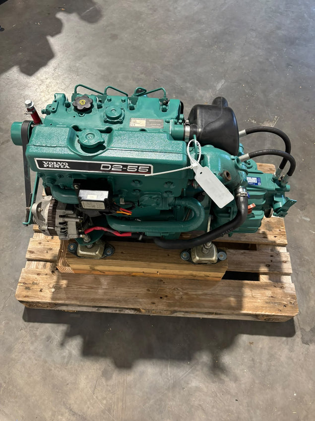Volvo Penta D2-55E Marine Engine | ZF25 2.8 Reversing Gearbox