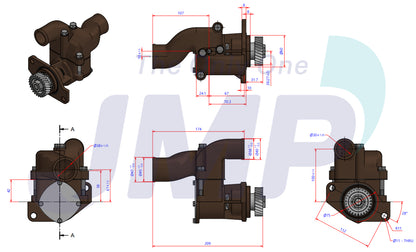 Yanmar 6LP Impeller Pump - 119773-42502