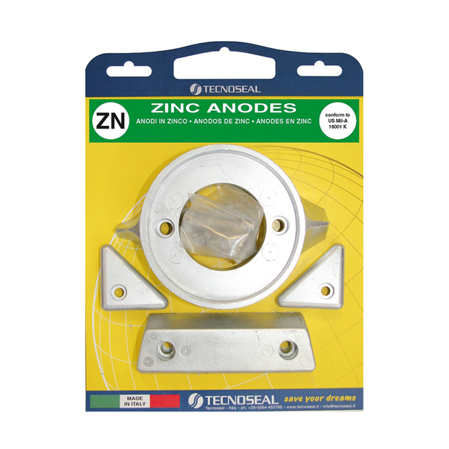 Volvo Penta anode kit 290-C including mounting material - Zinc