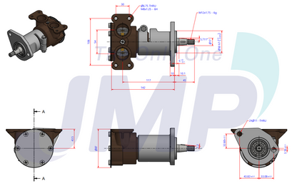 Impellerpomp Volvo Penta D5 D7 - 3838288