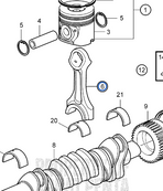 Connecting rod Volvo Penta D4/D6 21359313 21969454 23295949