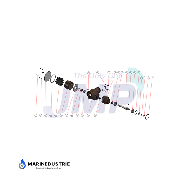Detroit Diesel Series 60. - impellerpomp - 23535200