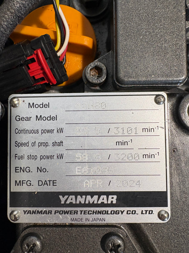 Yanmar 4JH80 Marine Engine (For parts)