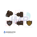 Impellerpomp - Yanmar 6SY-STP720, 8SY-STP900 - 165000-36440.
