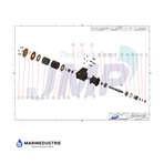 Caterpillar D336, D343, D353C, D353D, D353E - 4L5788 Impellerpump