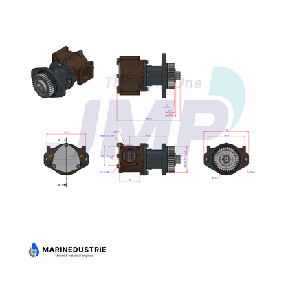 Impellerpomp Cummins - QSB 7.0 - 2886308 Koelwaterpomp