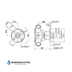 Impellerpomp Volvo Penta MD22 TMD22 - 859824