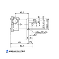 Impeller pump Ruggerini RM80 RM90 M150 MM191 - F35-9-10-35157-6