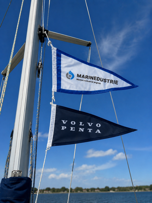 Marinedustrie puntvlag