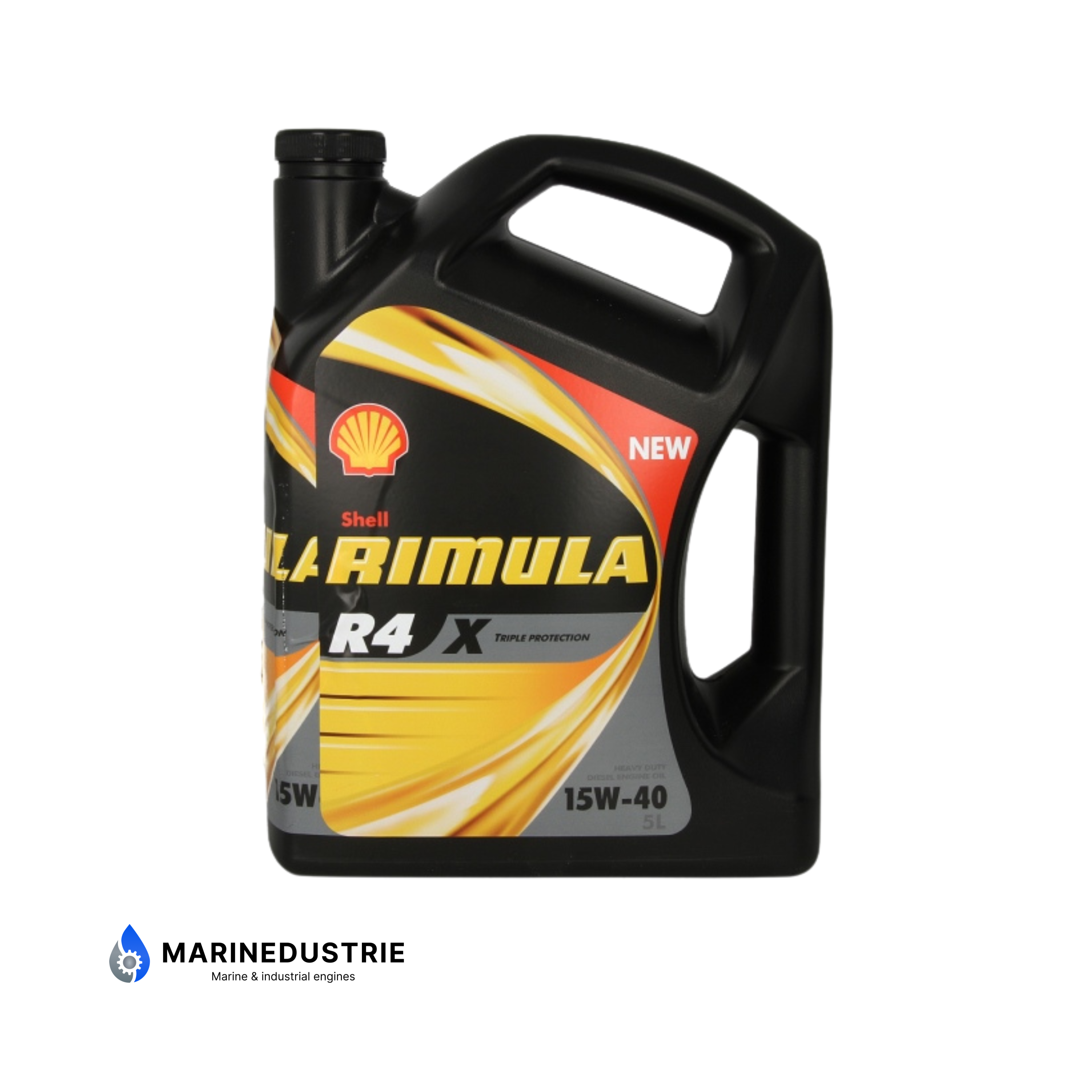 Engine oil 15W40 Shell Rimula R4 for Marine and Industrial engines ...