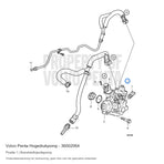 Volvo Penta hogedrukpomp 36002064, positie 1 in de onderdelentekening