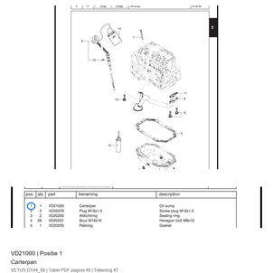 Carterpan D(E)T(A) 66 - Vetus - VD21000