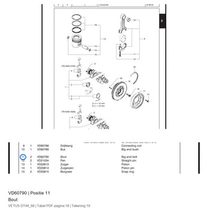 Bout - Vetus - VD60790