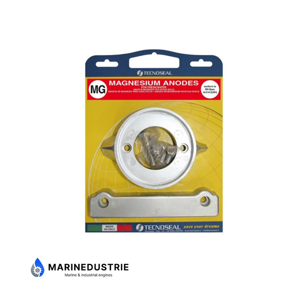 Volvo Penta anode kit 280 including mounting material - Magnesium