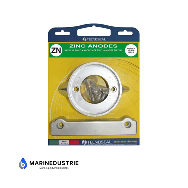 Volvo Penta anode kit 280 including mounting material - Zinc