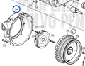 Flywheel housing Volvo Penta D1 D2 - 21729462 3818550