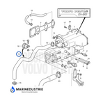 Volvo Penta D1-30 D2-40 slang - 3812873