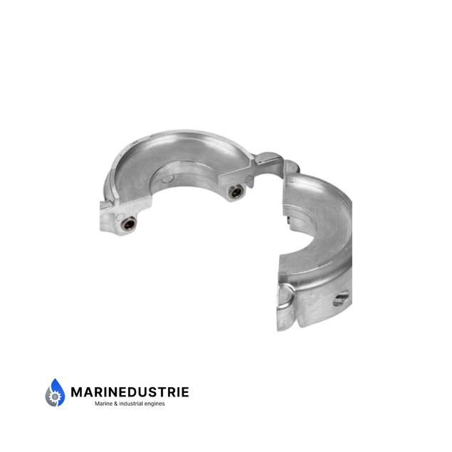 Volvo Penta split collar anode set for Saildrive (complete kit) - Zinc - 22651246