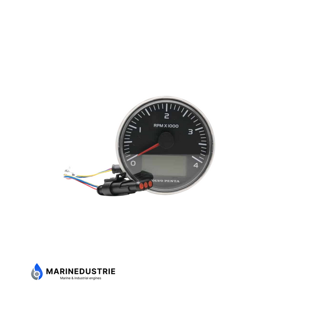 Volvo Penta toerenteller EVC 4000RPM Zwart - 21628160