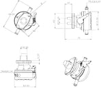 Yanmar opvoerpomp 3YM20, 4JH, 4TN, 3TN 129100-52101