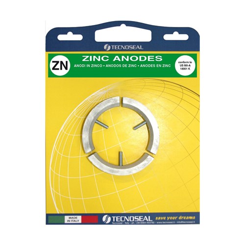 Volvo Penta anode kit for 3-blade folding propeller with installation material - Zinc - 3858399