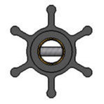 Impeller Volvo Penta D1-13 D1-20 D1-30 - 22222936 804696 897055 875808 3586497 3593659